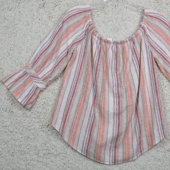 New York & Company* Women's 3/4 Sleeve Boat Neck Pullover Blouse Size Small‎ - Picture 2 of 11
